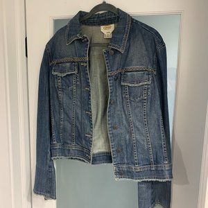 TALBOTS Denim Jean Jacket Size 12